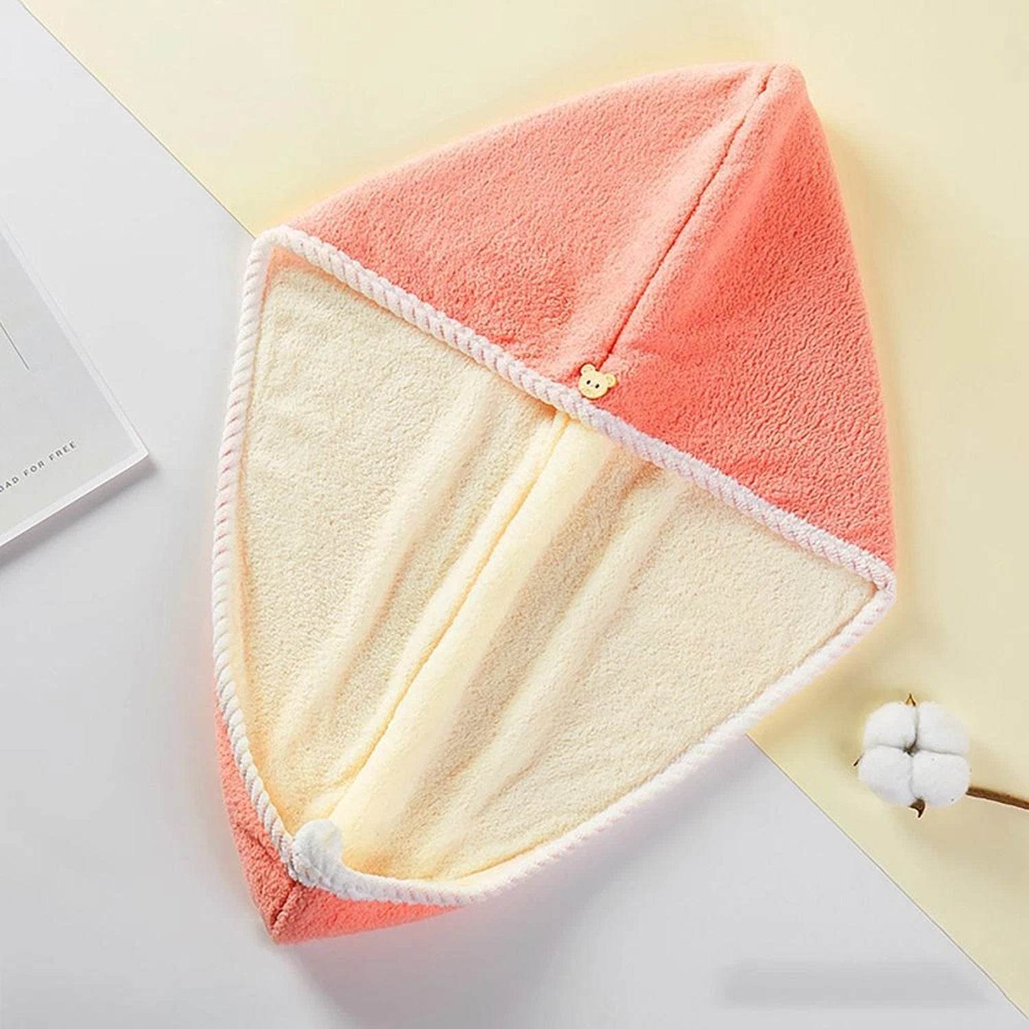 Hair Drying Magic Hair Cap Towel Wrap For Women Bath Towels (1 Pc) - 9XShoppy
