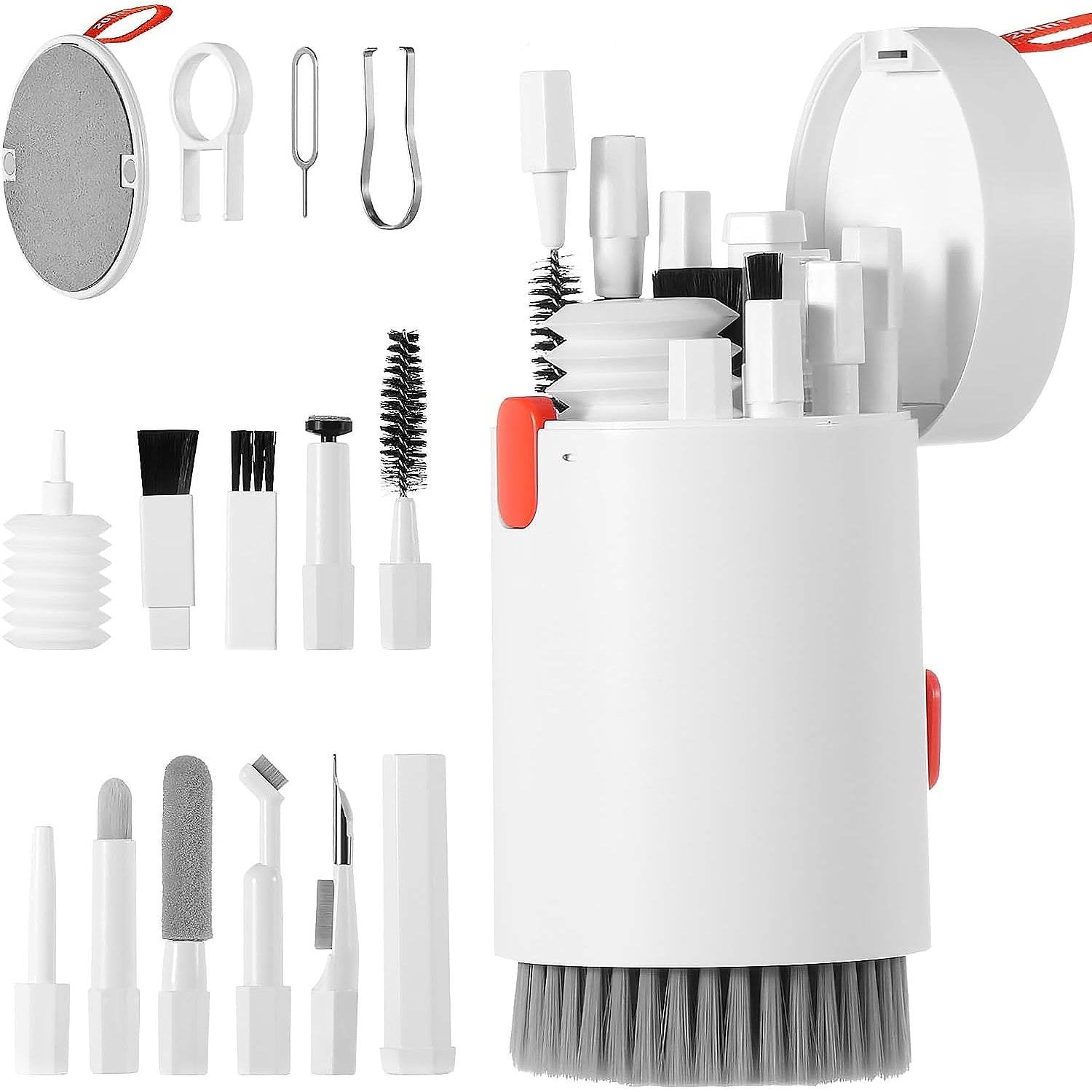 12908 Keyboard Cleaner Kit 20-in-1 Laptop Phone Screen Cleaning Kit Keyboard Cleaning Kit With Electronic Cleaning Brush Spray For Airpods Pro Ipad Iphone Pro Camera Computer Cleaning - 9XShoppy