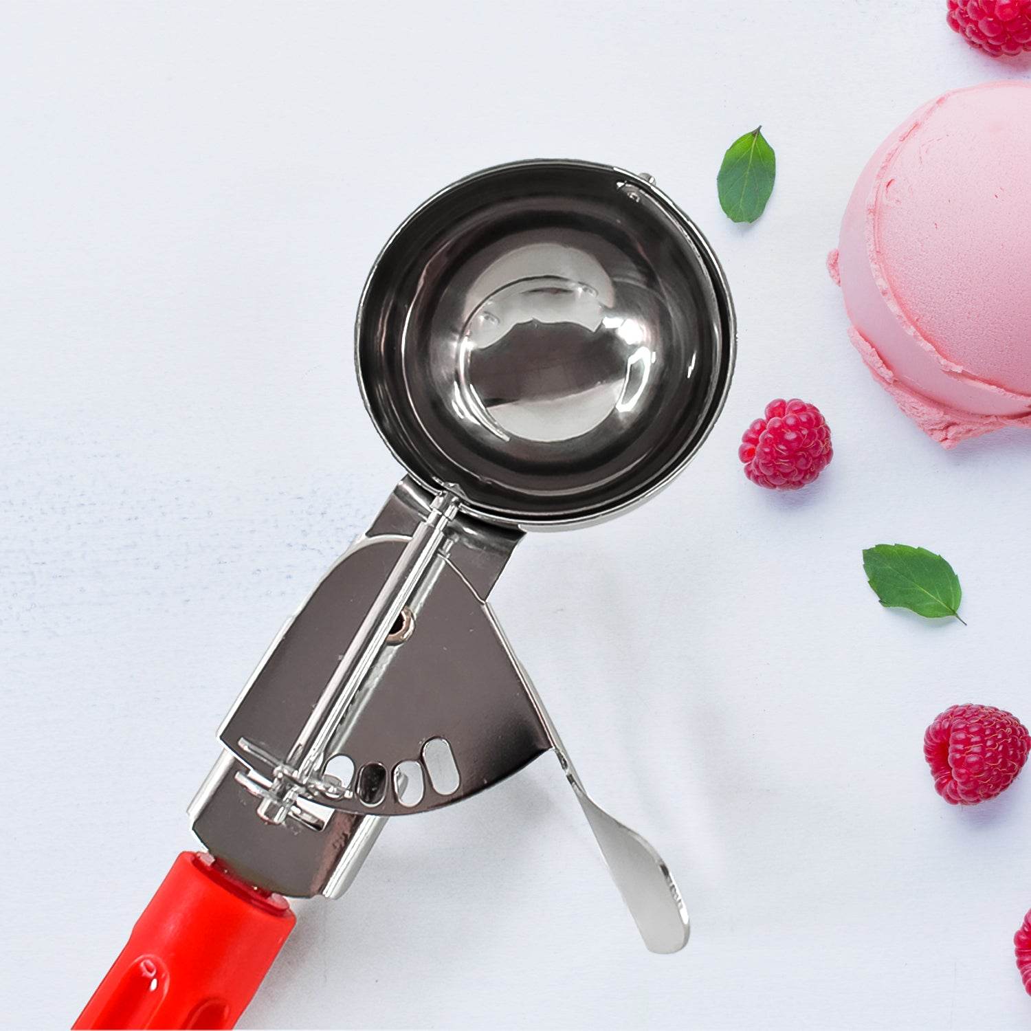 Apex Ice Cream Scoop 70 Ml Stainless Steel Head With Ergonomic Handle (1 Pc) - 9XShoppy