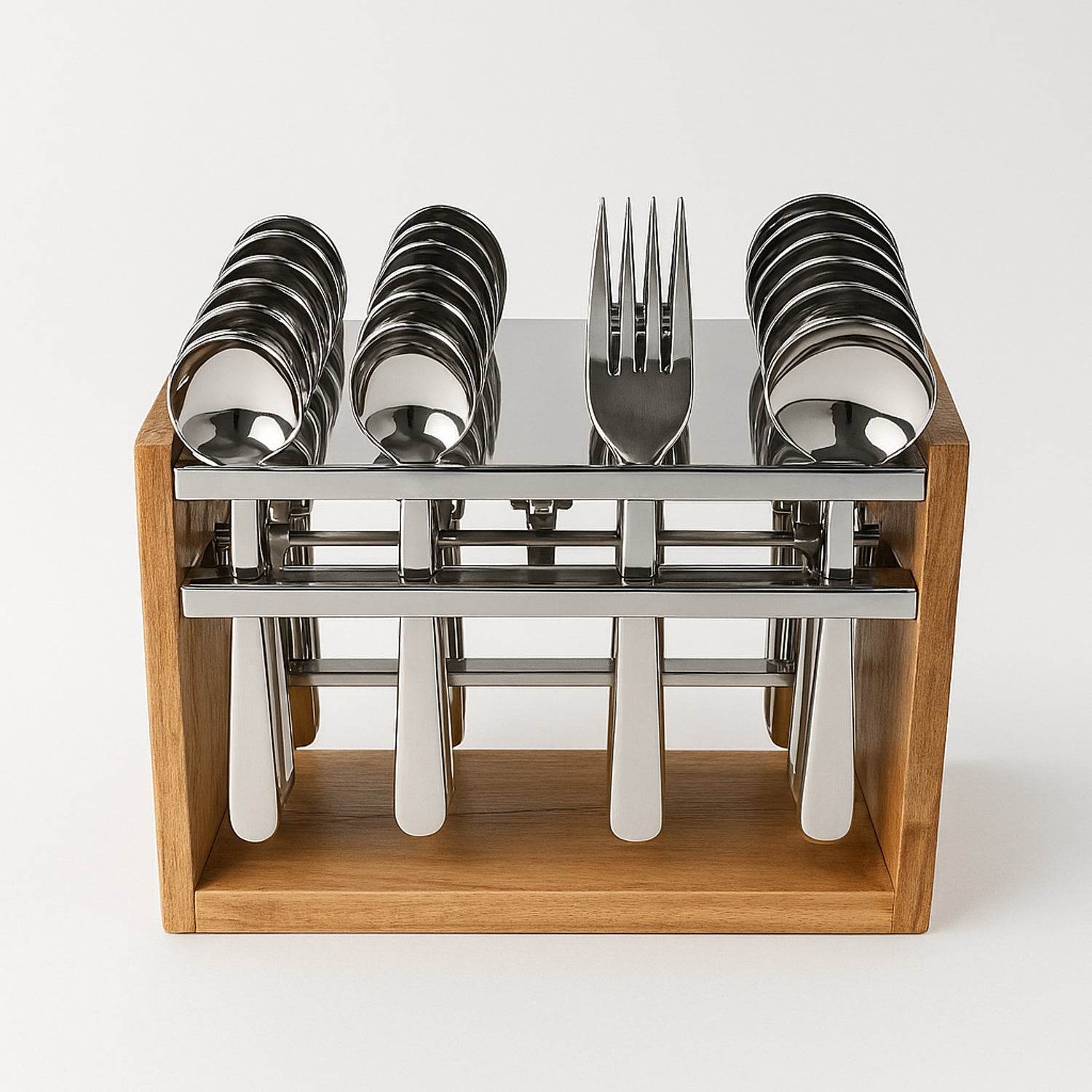 Apex Premium Stainless Steel Cutlery Set (24 Pc) - 9XShoppy