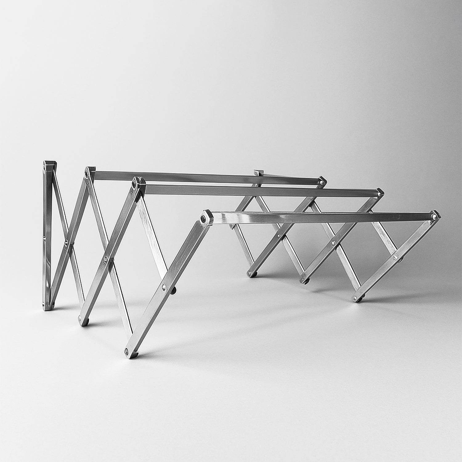Stainless Steel Wall-mounted Folding Clothes Drying Rack - 9XShoppy