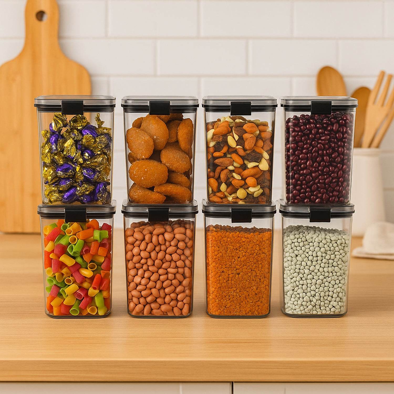 Airtight Lock Lock Food Storage Container Set 2 Pc - 9XShoppy