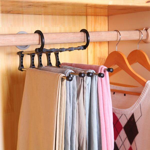 Adjustable Trouser Pants Hanger Organizer - 9XShoppy