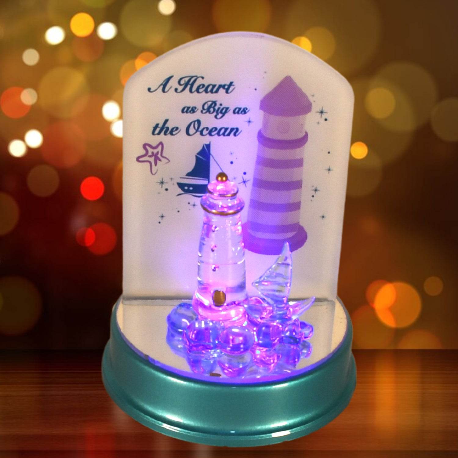 Cute Cartoon Lovely Gift Night Light Multi-color Light Showpiece Valentines Day Gift Cute Anniversary Wedding Birthday Unique Gift Home Decoration Gift Battery Operated (3 Battery Included) - 9XShoppy