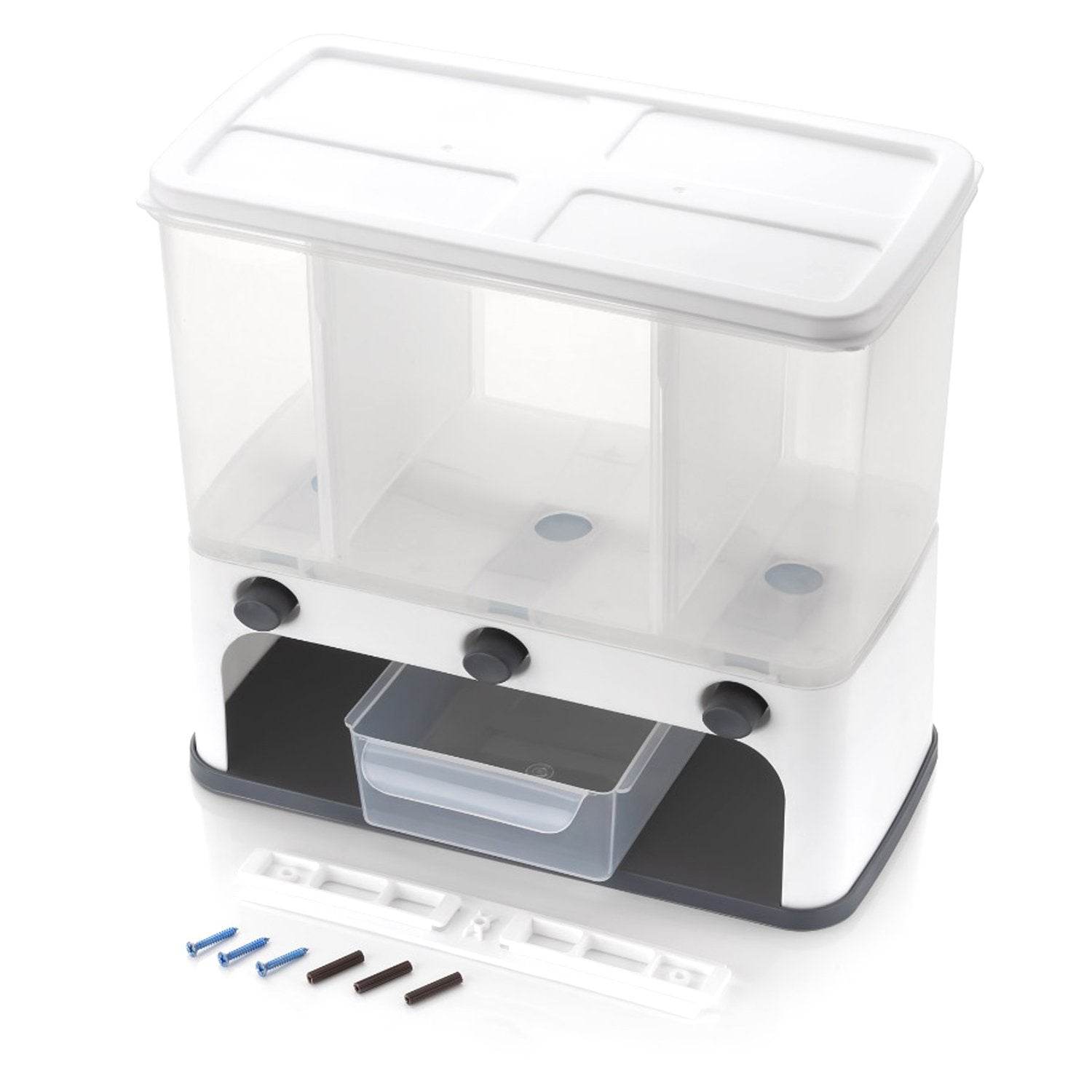3 In 1 Push Button Wall Mount Container - 9XShoppy