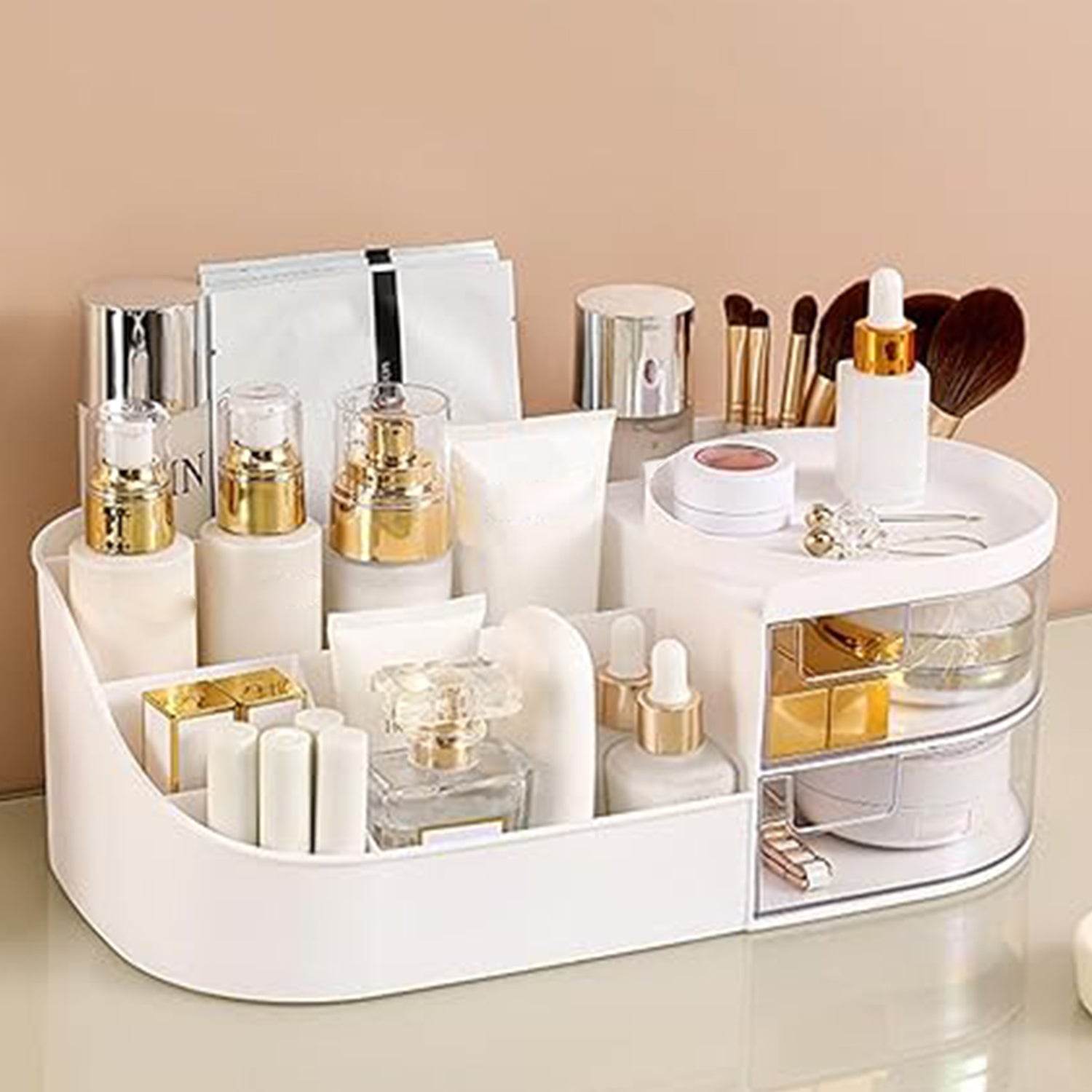 Multi-functional Plastic Vanity Storage Box - 9XShoppy