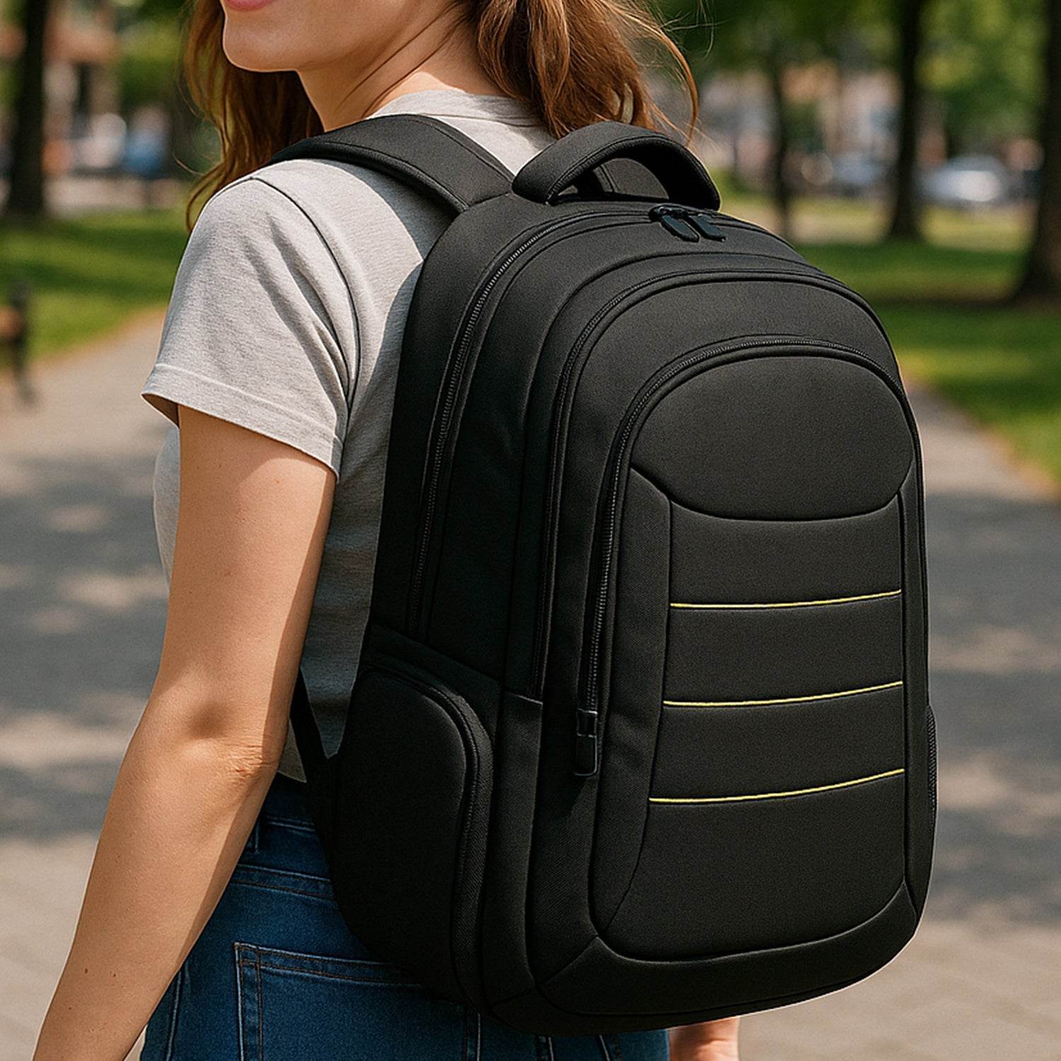 Polyester Black Laptop Bag - 9XShoppy