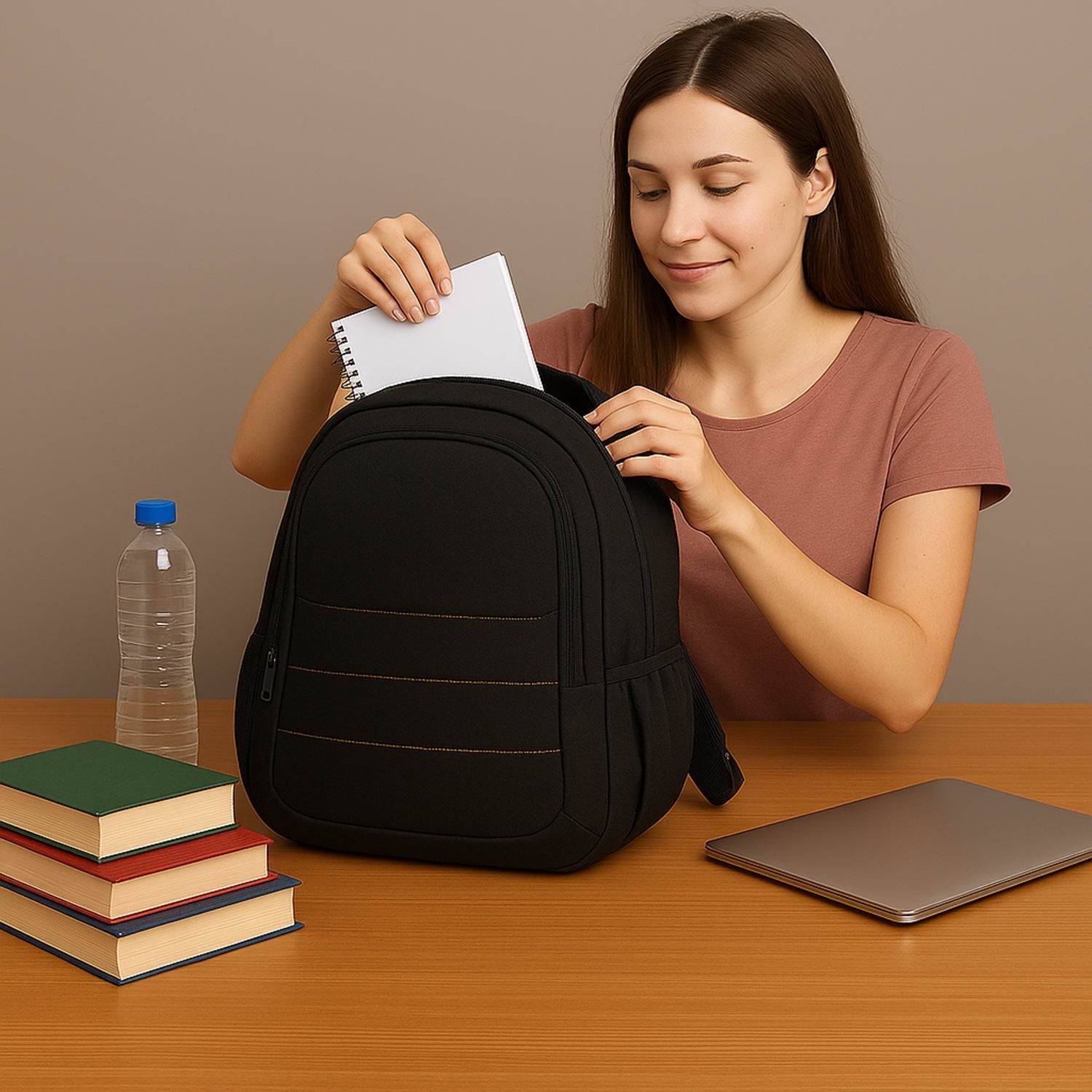Polyester Black Laptop Bag - 9XShoppy