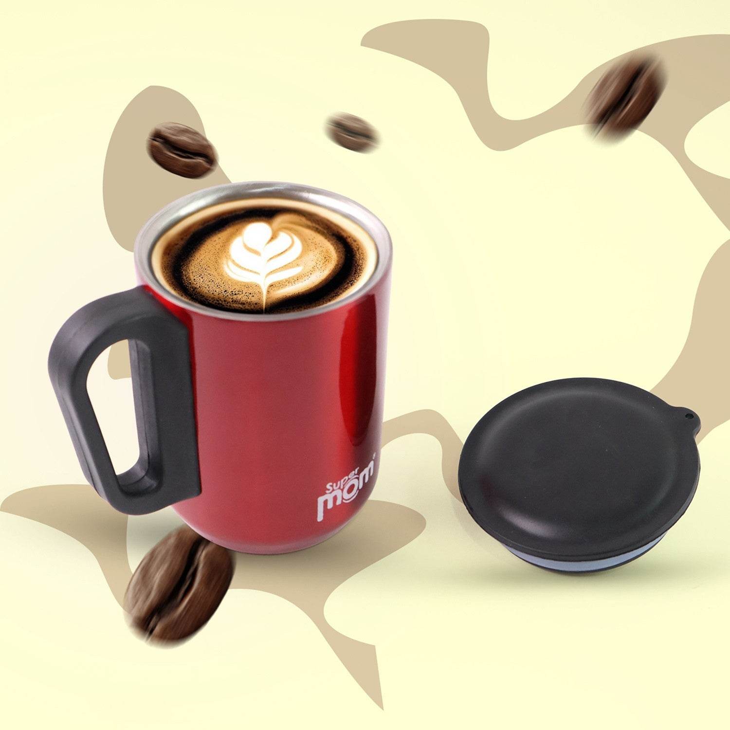 Stainless Steel Metallic Coffee Mug Approx 300ml (1 Pc) - 9XShoppy