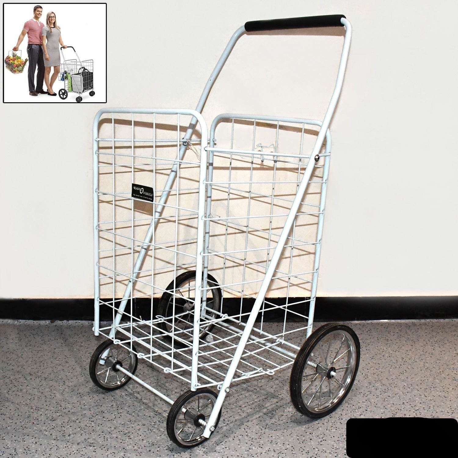 Foldable Shopping Trolley With Wheels ( Moq - 2 Pc) - 9XShoppy