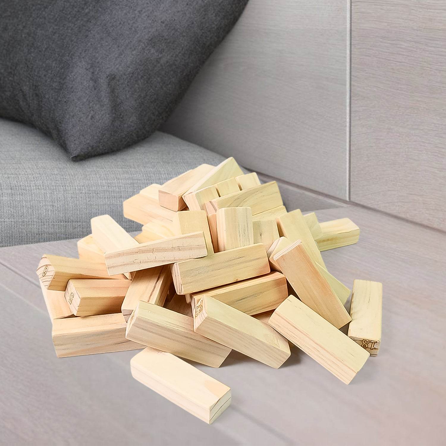Wooden Tumbling Stacking Tower Game - 9XShoppy