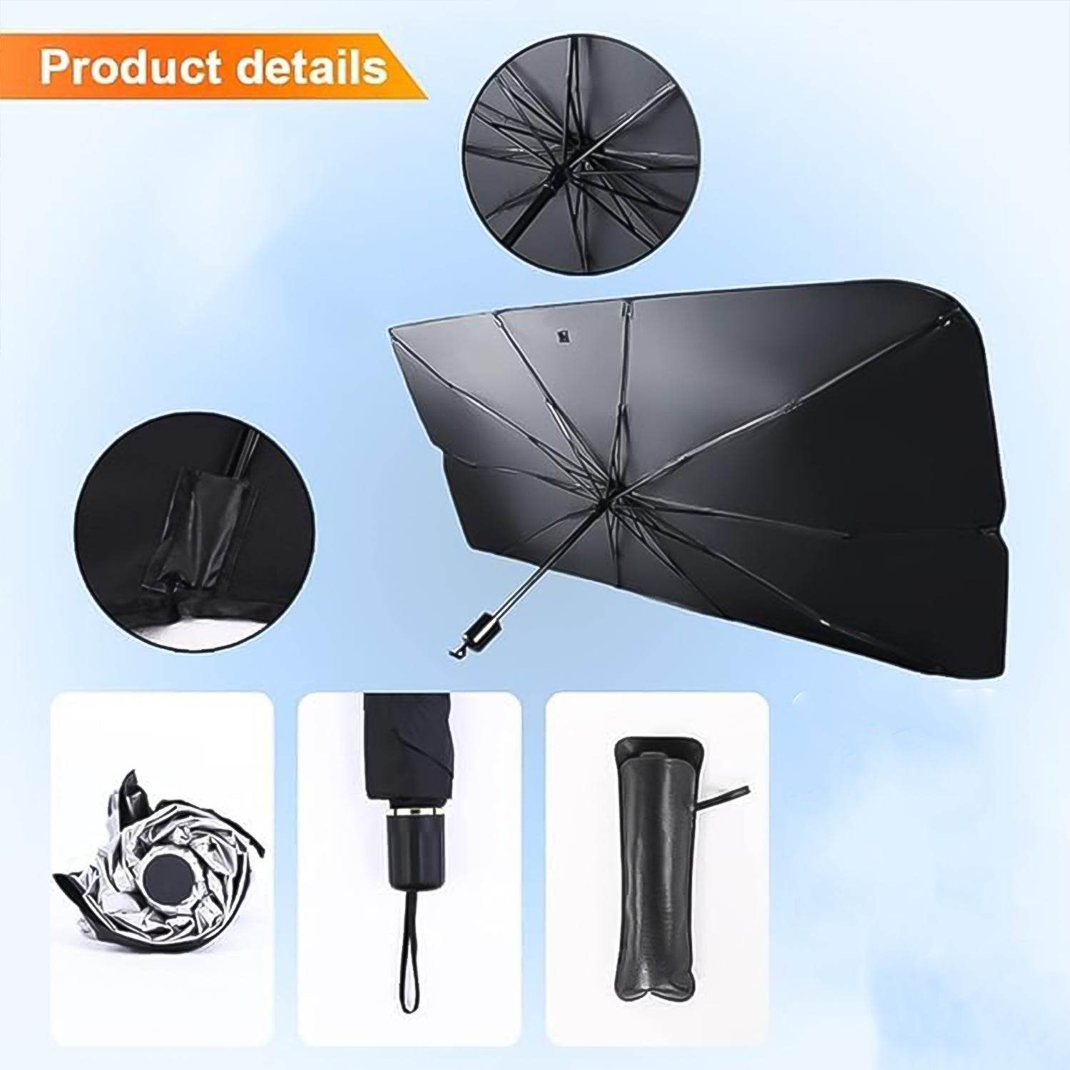 Windshield Umbrella Sun Shade Cover For Car (1 Pc) - 9XShoppy