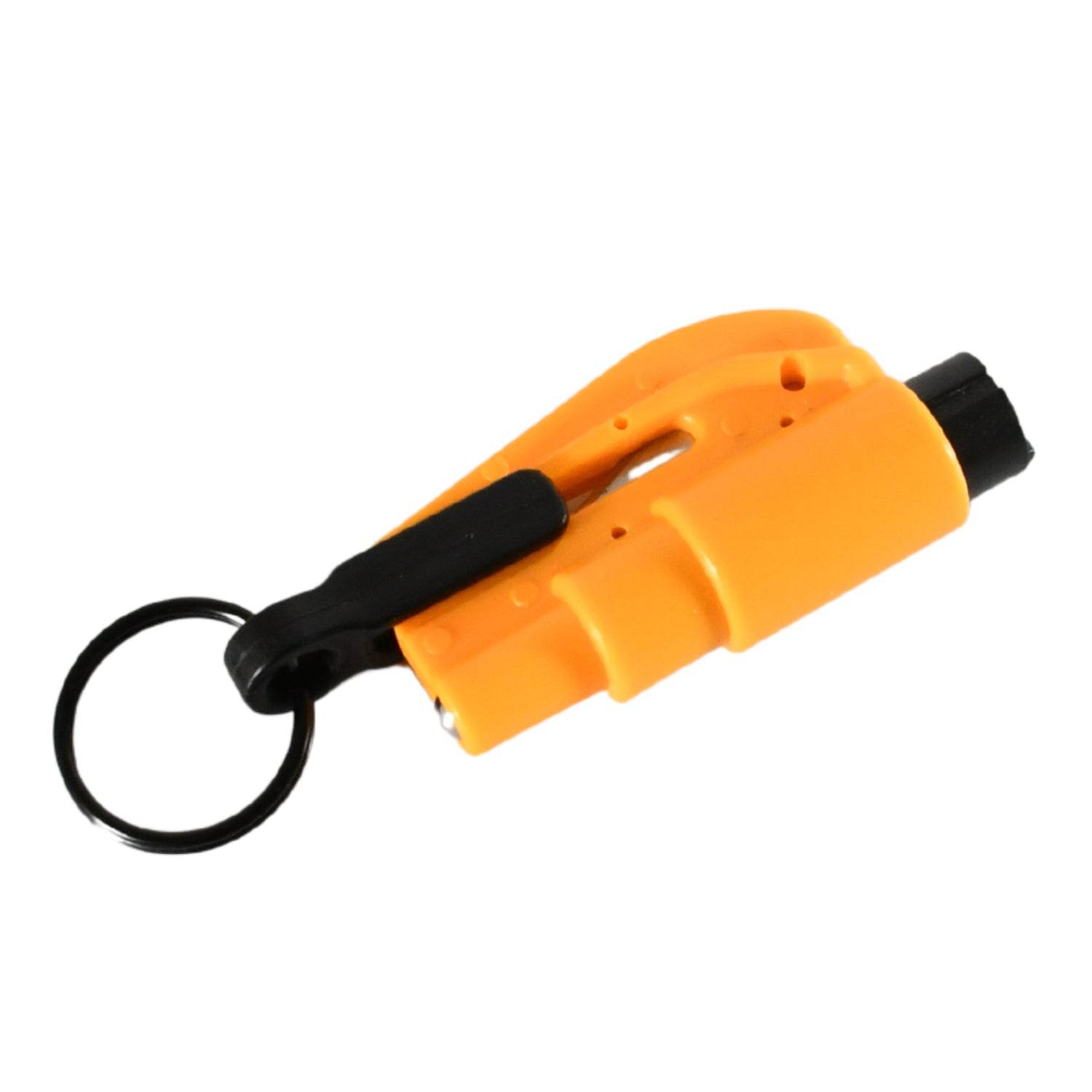 8761 2 In 1 Emergency Safety Cutter With Key Chain Small Portable Handy Emergency Safely Glass Breaking Seat Belt Cutting Keychain Tool - 9XShoppy