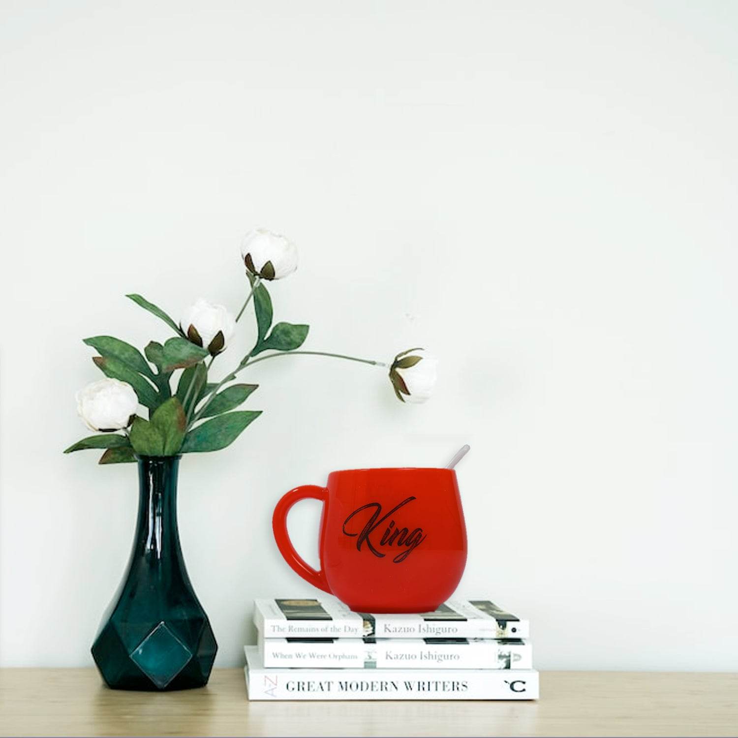King Queen Printed Couple Matching Coffee tea Plastic Coffee Mug - 9XShoppy