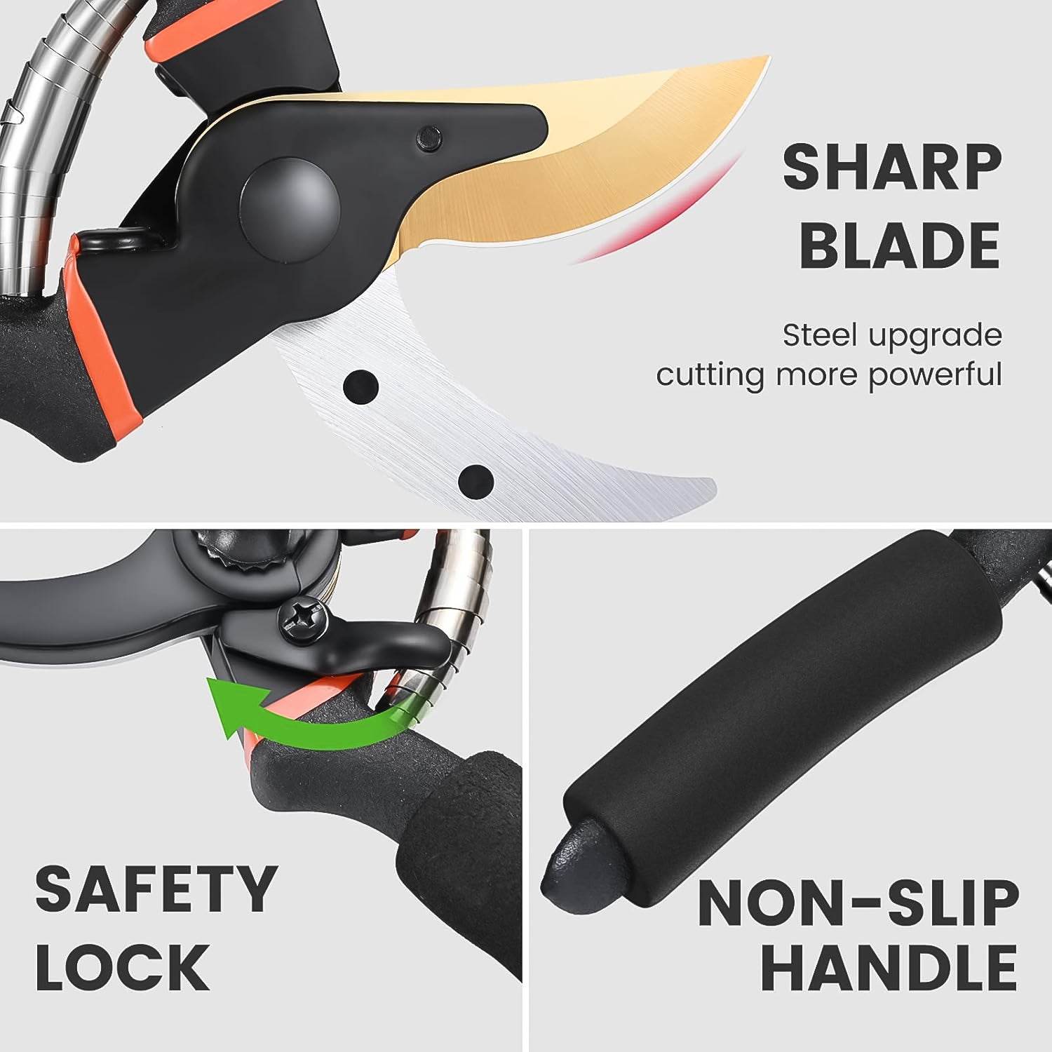 Heavy Duty Garden Pruning Shears (1 Pc) - 9XShoppy