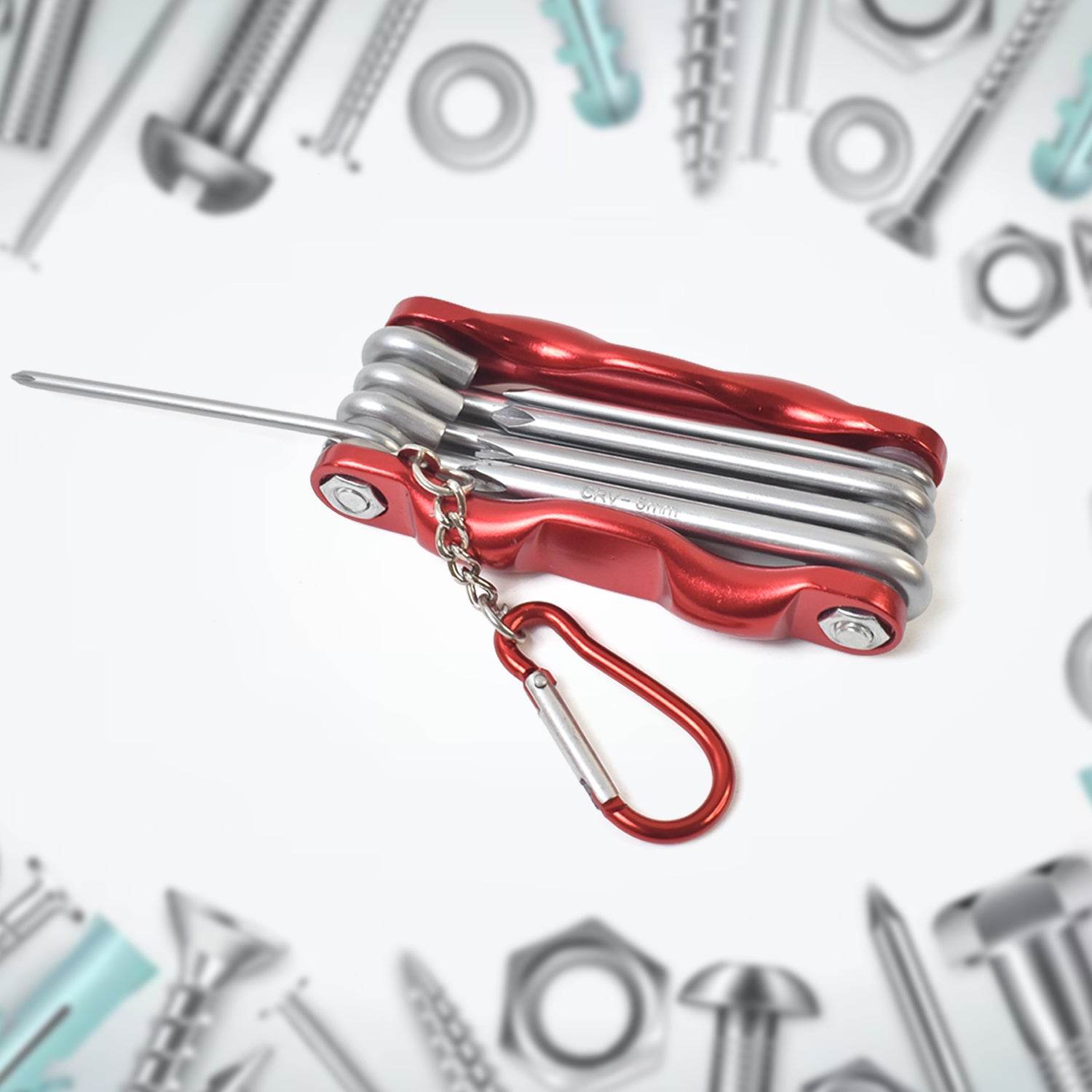 Portable 8 In 1 Multifunctional Cycling Bike Repair Tool Set Wrench Screwdriver Tools - 9XShoppy