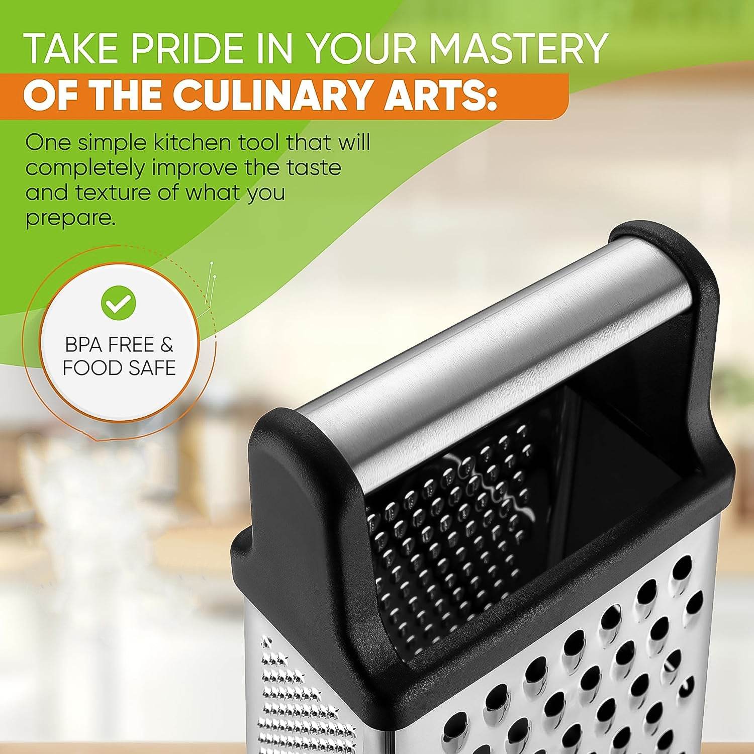 Apex 5-in-1 Master Stainless Steel Multipurpose Slicer And Grater - 9XShoppy