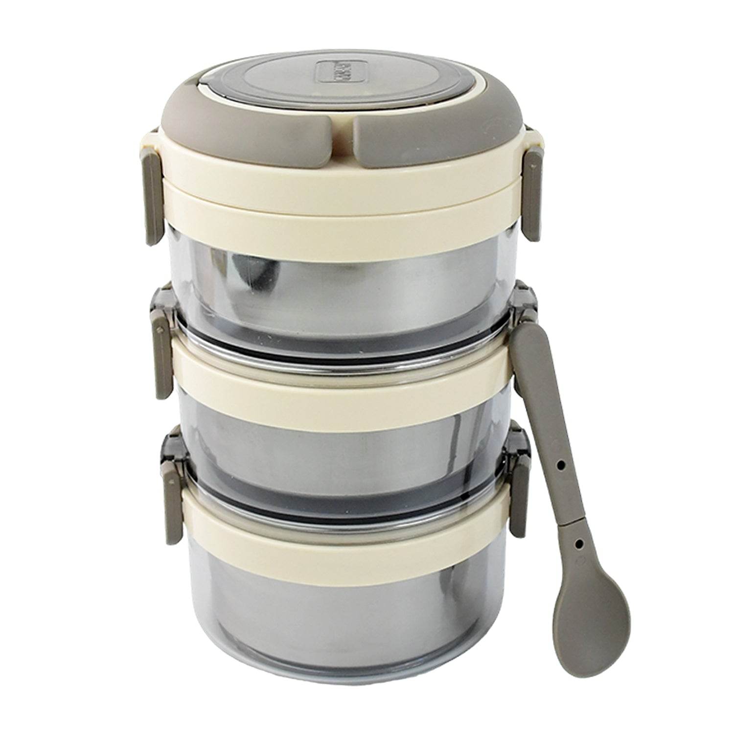 Ganesh Steko-3 Triple Layer Stainless Steel Insulated Lunch Box Set - 9XShoppy