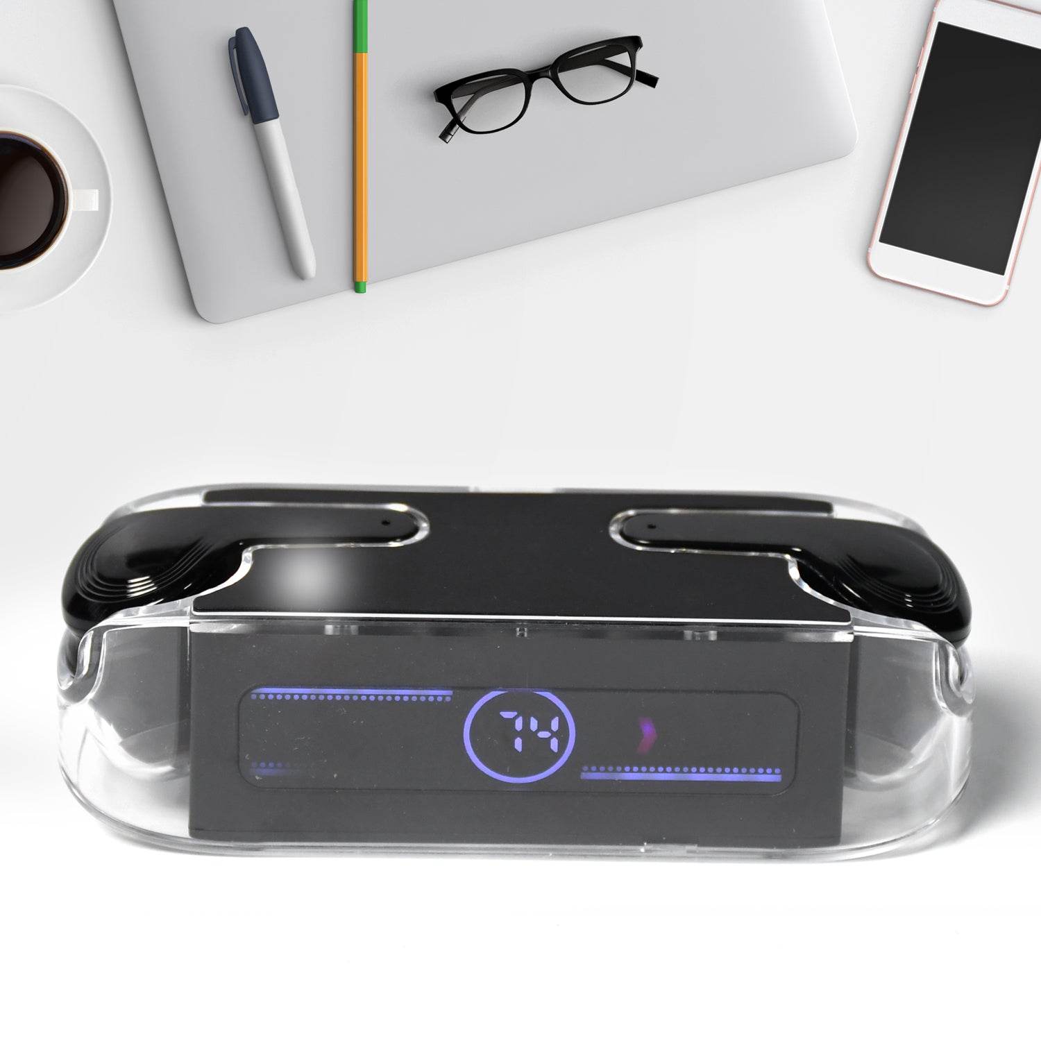 6705 Earphones With Touch Control Black Bluetooth M12 Max Wireless Technology Stereo Sound Made With High-end Material - 9XShoppy