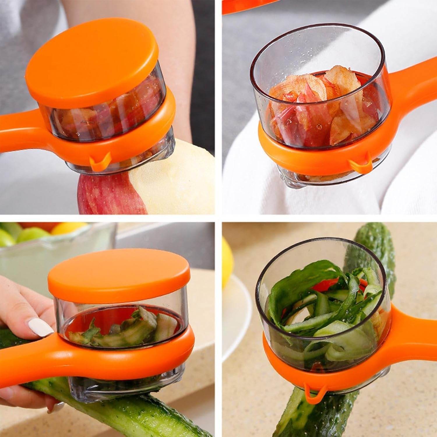 Stainless Steel Peeler With Container (1 Pc) - 9XShoppy