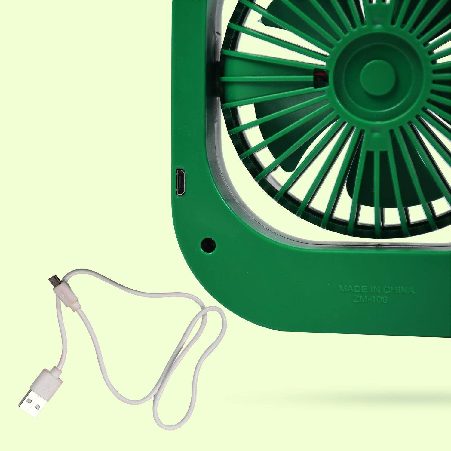 Portable Usb Fan - Rechargeable Fan With 2 Speeds 180 Rotating - 9XShoppy