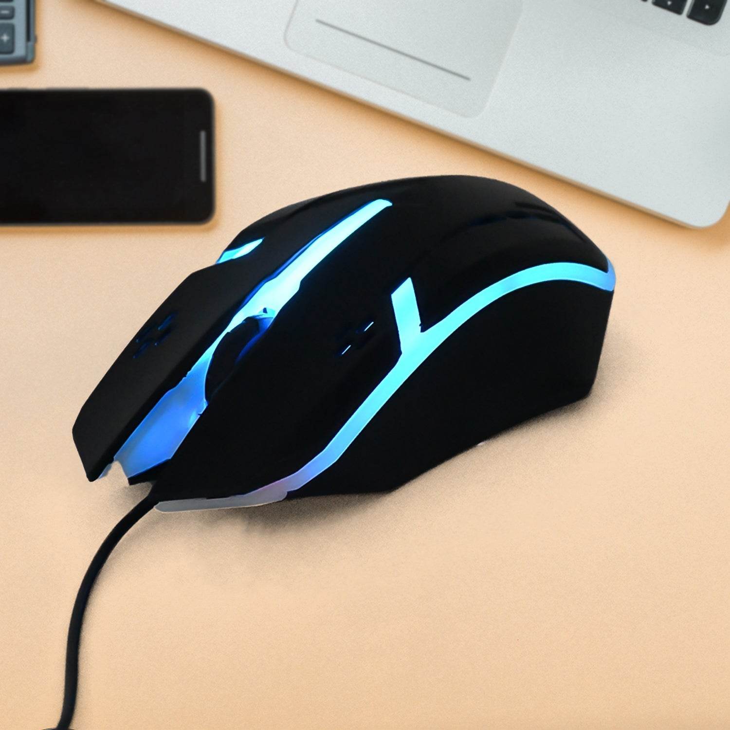 Computer Laptop Usb Wired Optical Mouse (1 Pc) - 9XShoppy
