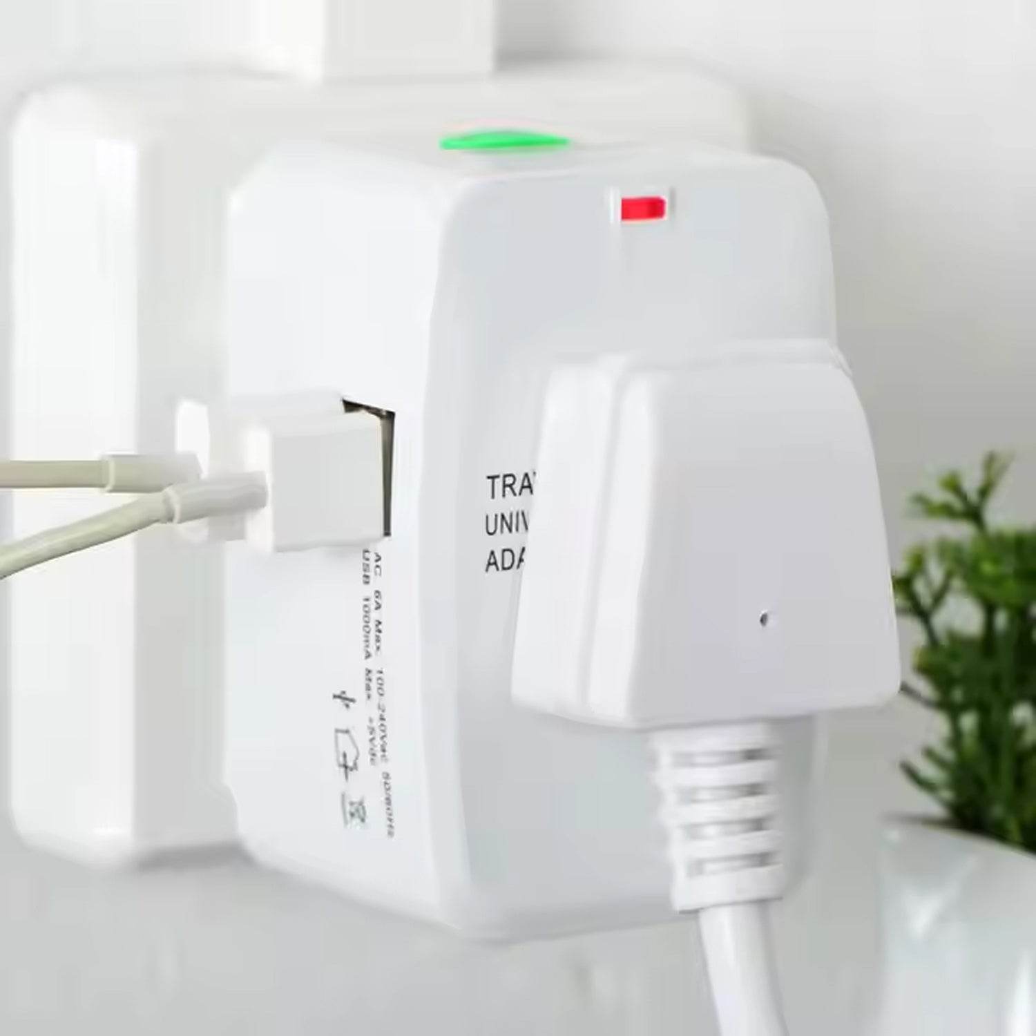 Universal Travel Adapter With Dual Usb Charger Ports - International Multipurpose - 9XShoppy