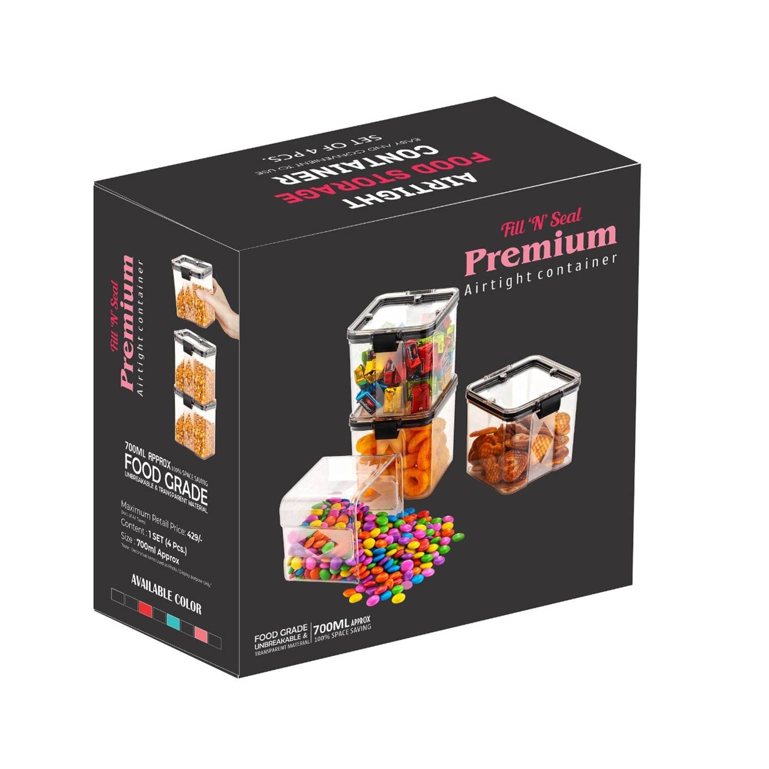 Square Container 700ml - 9XShoppy