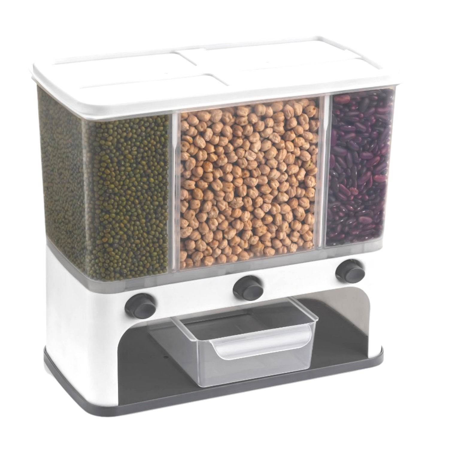 3 In 1 Push Button Wall Mount Container - 9XShoppy
