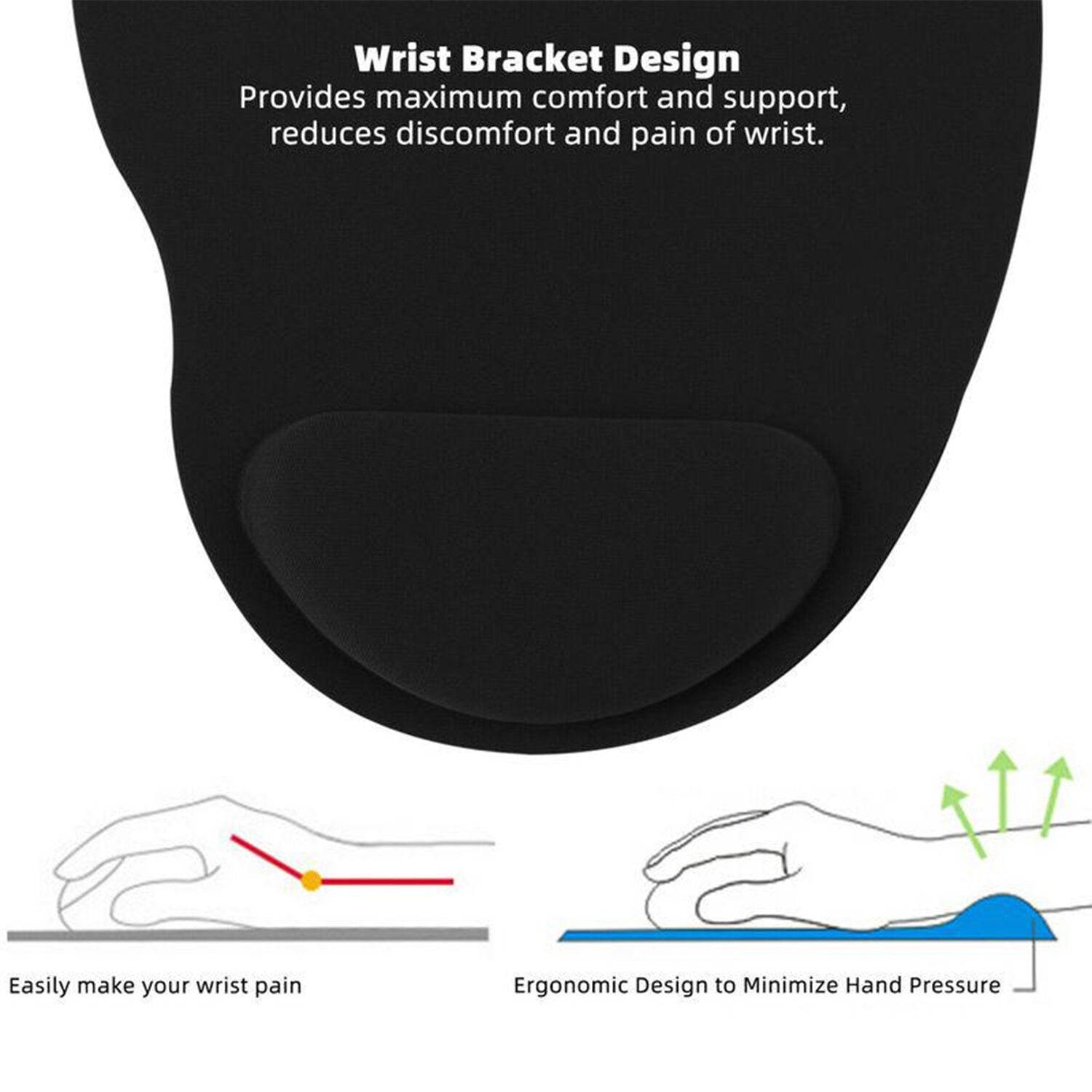 6161 Wrist S Mouse Pad Used For Mouse While Using Computer. - 9XShoppy