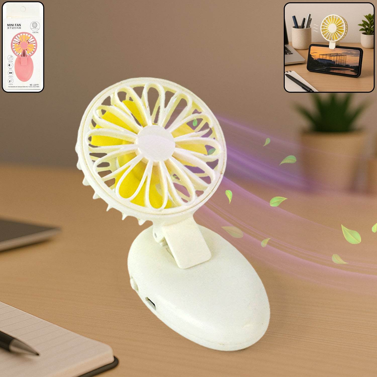 Mini Usb Handheld Fan Portable Rechargeable - 9XShoppy