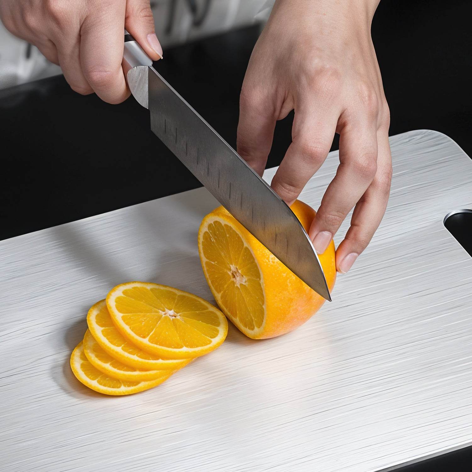 Premium Stainless Steel Cutting Board 229mm X 330mm (1 Pc) - 9XShoppy