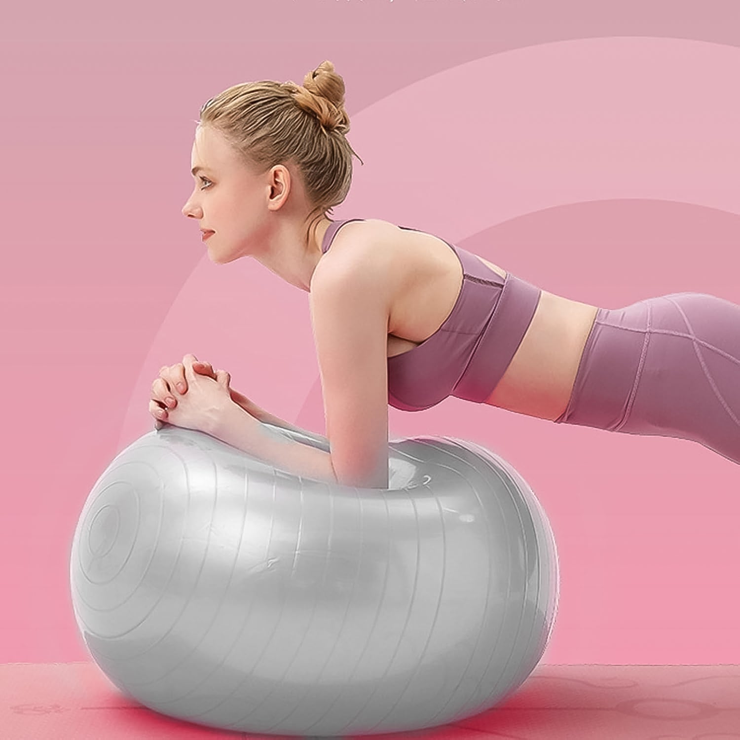 Heavy Duty Gym Ball Non-slip Stability Ball With Foot Pump
