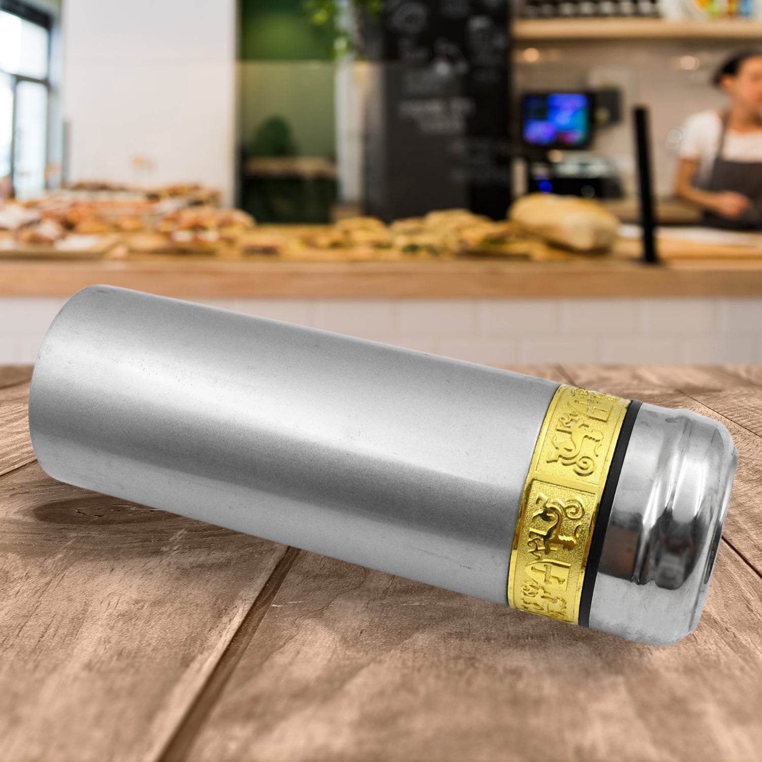 Steel Water Bottle Leak Proof Rust Proof Hot Cold Drinks - 9XShoppy