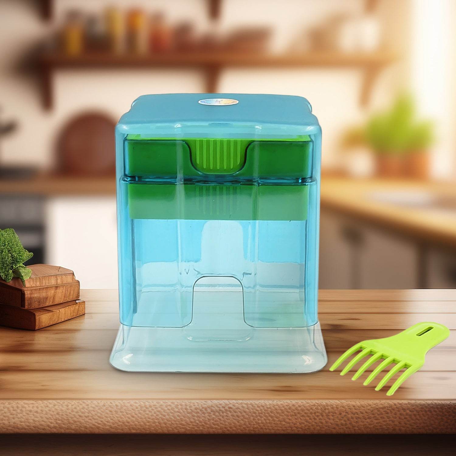 2 In 1 Potato Chipser Slicer French Fries Maker Finger Chips Plastic Two Blades Finger Chips Cutter For Kitchen Accessoryvegetable Fruit Slicer (1 Pc) - 9XShoppy