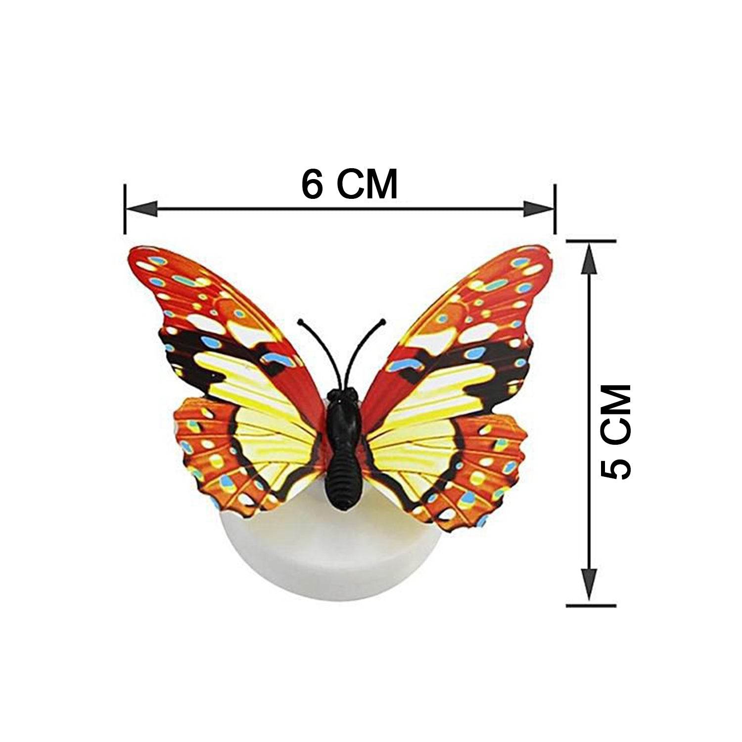 6278 The Butterfly 3d Night Lamp Comes With 3d Illusion Design Suitable For Drawing Room Lobby. - 9XShoppy