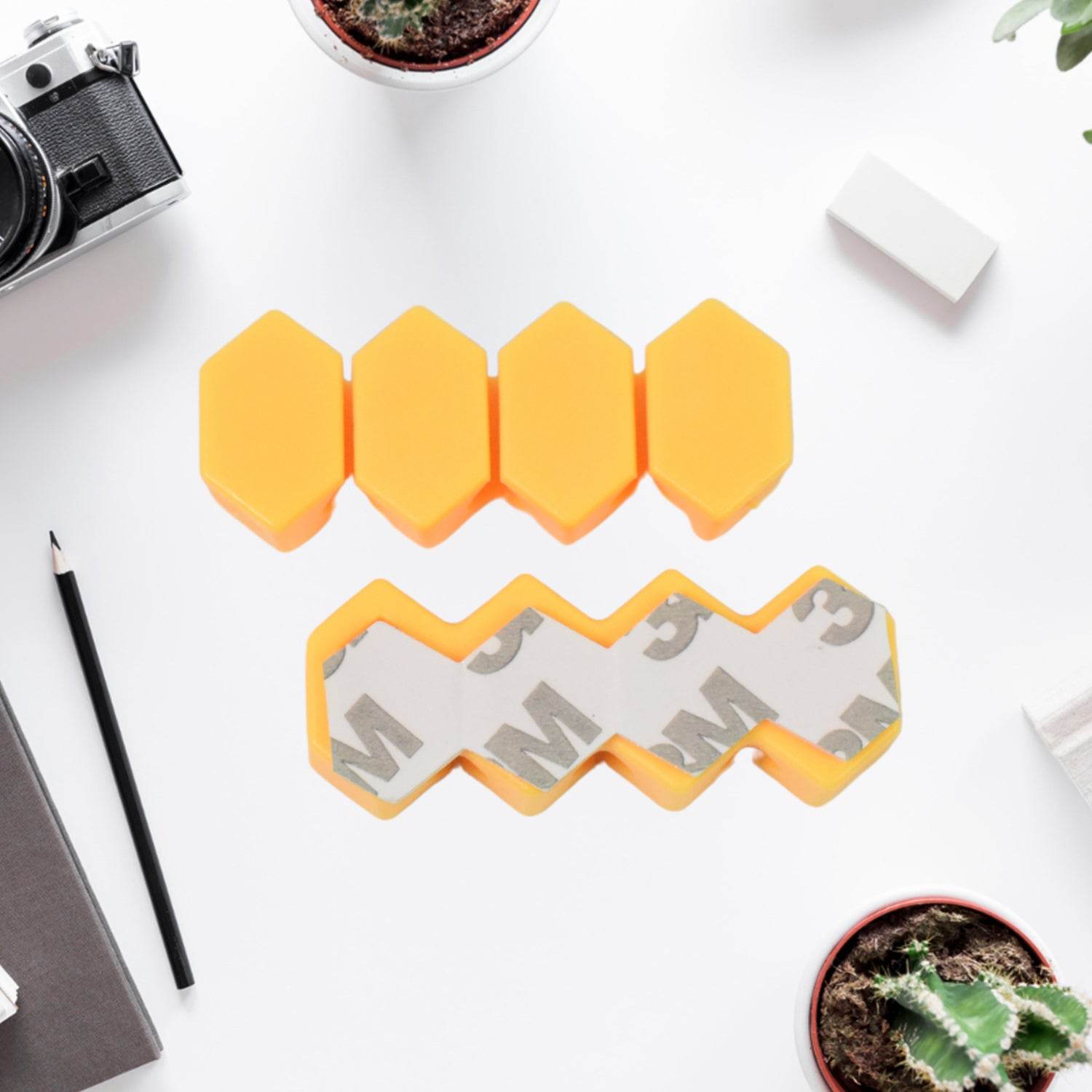 Self Adhesive Hooks For Cable Clips Desktop Cable Organizer (6 Pcs Set Mix Design) - 9XShoppy