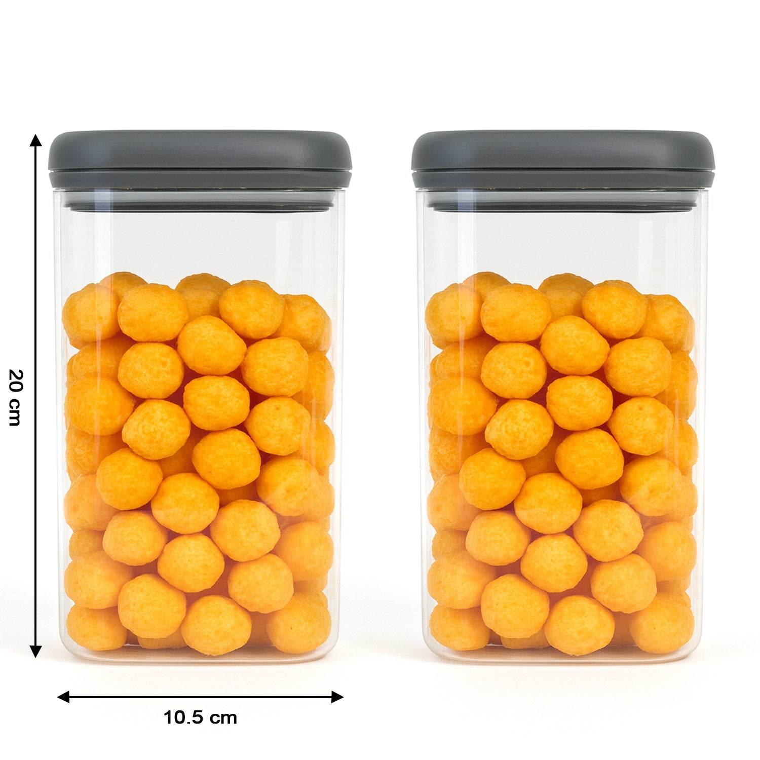 Supermom Airtight Kitchen Storage Containers (2 Pc Set 1500 Ml) - 9XShoppy