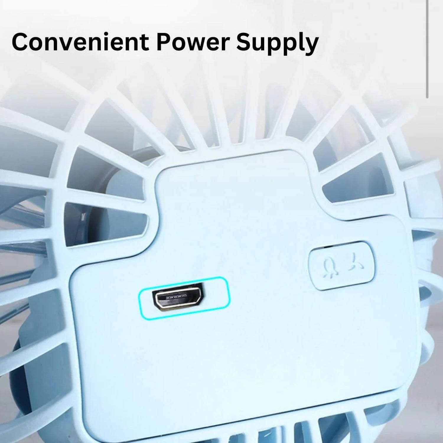 Portable Clip-on Fan Battery Operated With Light Spray - 9XShoppy