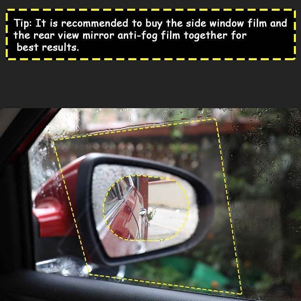 7552 Anti Fog Anti Scratch Interior Rearview Car Mirror Film Waterproof Hd Clear Protective Sticker Film For Safe Driving Car Mirrors Side Windows - 9XShoppy
