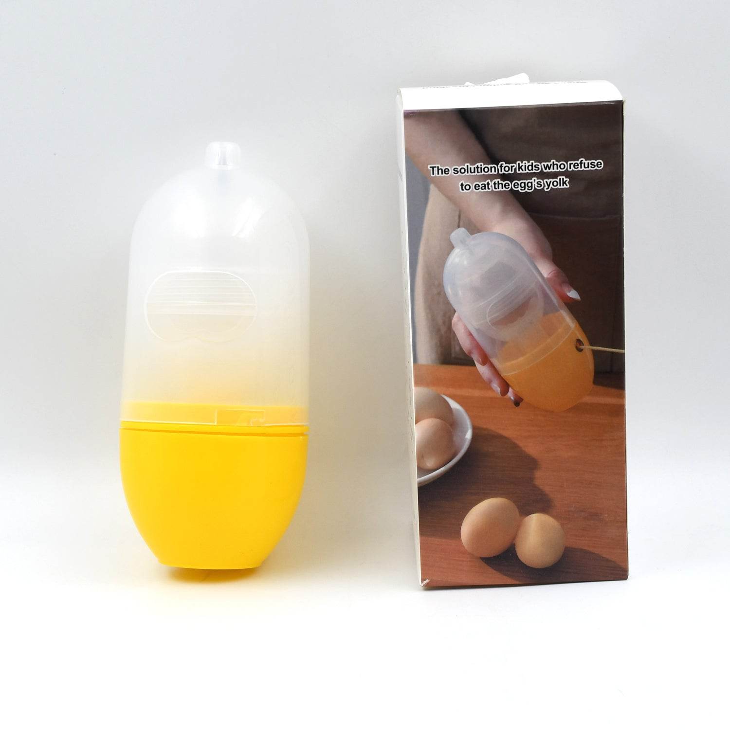 7156a Manual Egg Puller Scrambler Household White Egg Yolk Mixer Kitchen Tool Mix Manual Scrambler Convenient Without Breaking Eggs. - 9XShoppy