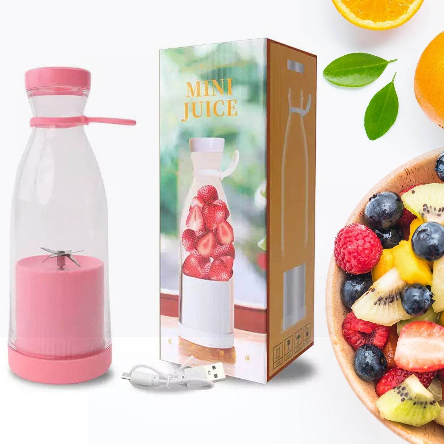 BLENDER PORTABLE JUICER FOR SMOOTHIE 420 ML - 9XShoppy