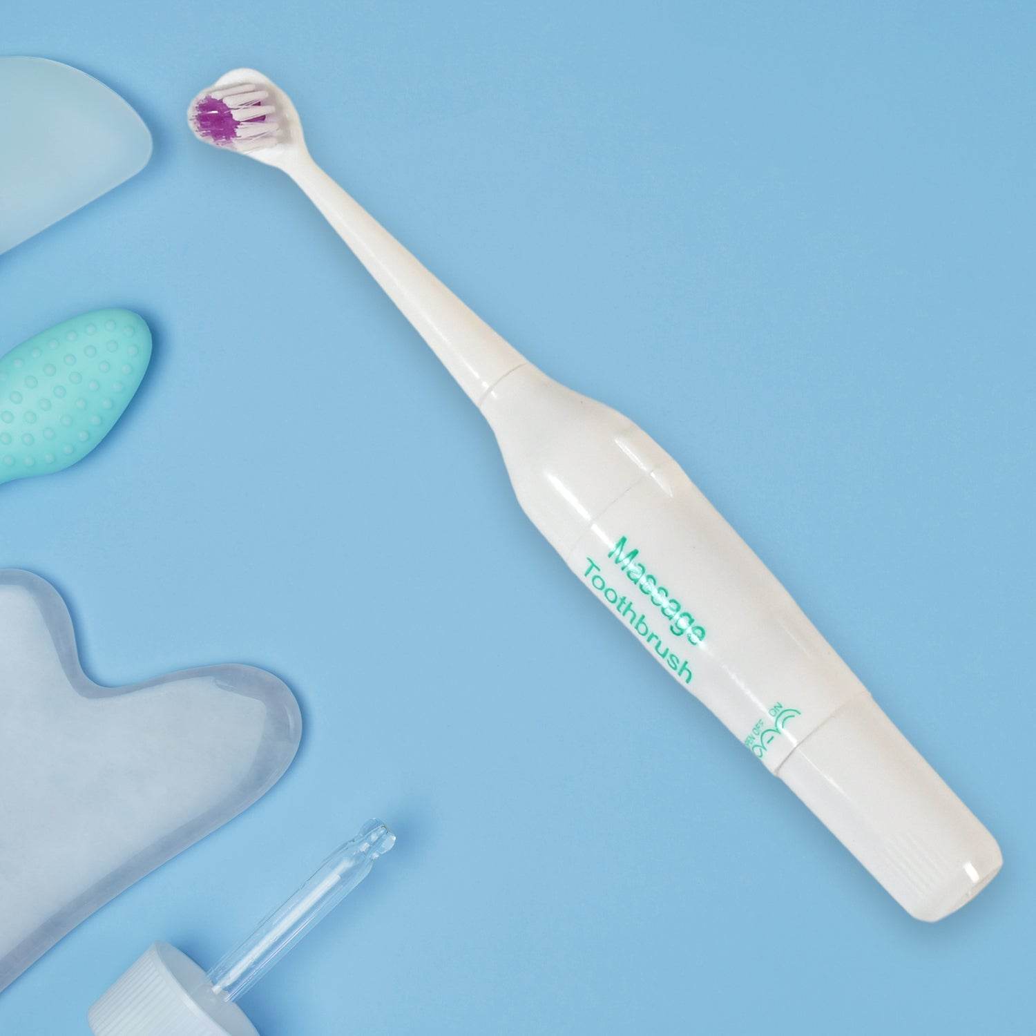 7324 Electric Toothbrush For Adults And Teens Electric Toothbrush Battery Operated Deep Cleansing Toothbrush With Extra Brush Heads (Battery Not Included) - 9XShoppy