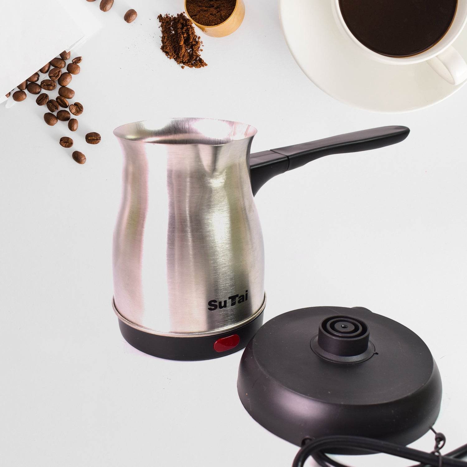 Coffee Pot Coffee Maker 800ml Even Heating Tea Maker Kettle (1 Pc) - 9XShoppy