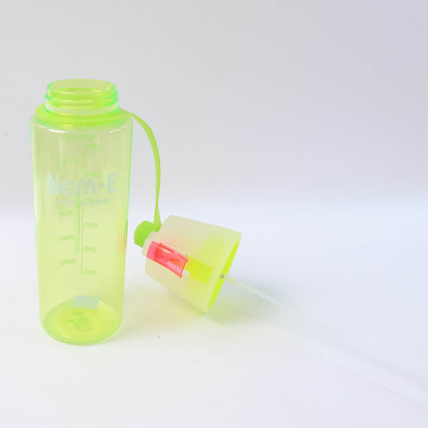 Plastic Dual Function Sports Water Bottle With Built-in Mist Spray And Leakproof Cap (600ml 1 Pc) - 9XShoppy