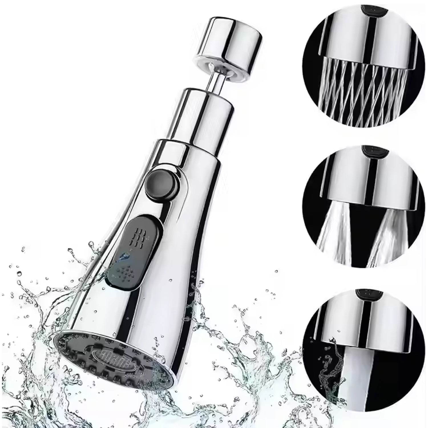 Kitchen Faucet 3-function Pull Down Sink Sprayer (1 Pc) - 9XShoppy