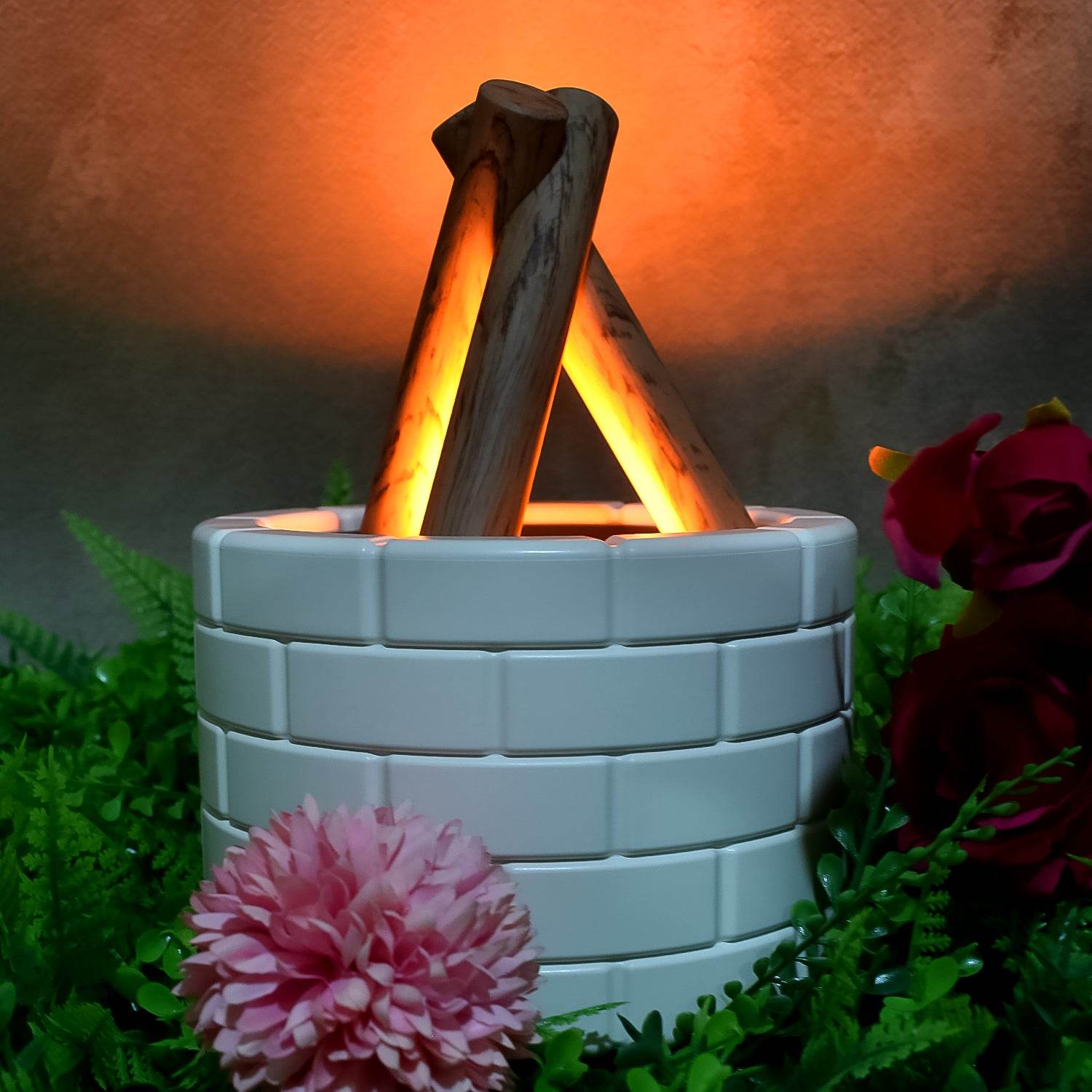 Bonfire Shaped Diffuser Essential Oil Diffuser Multi Function Flame Oil Diffuser (1 Pc) - 9XShoppy