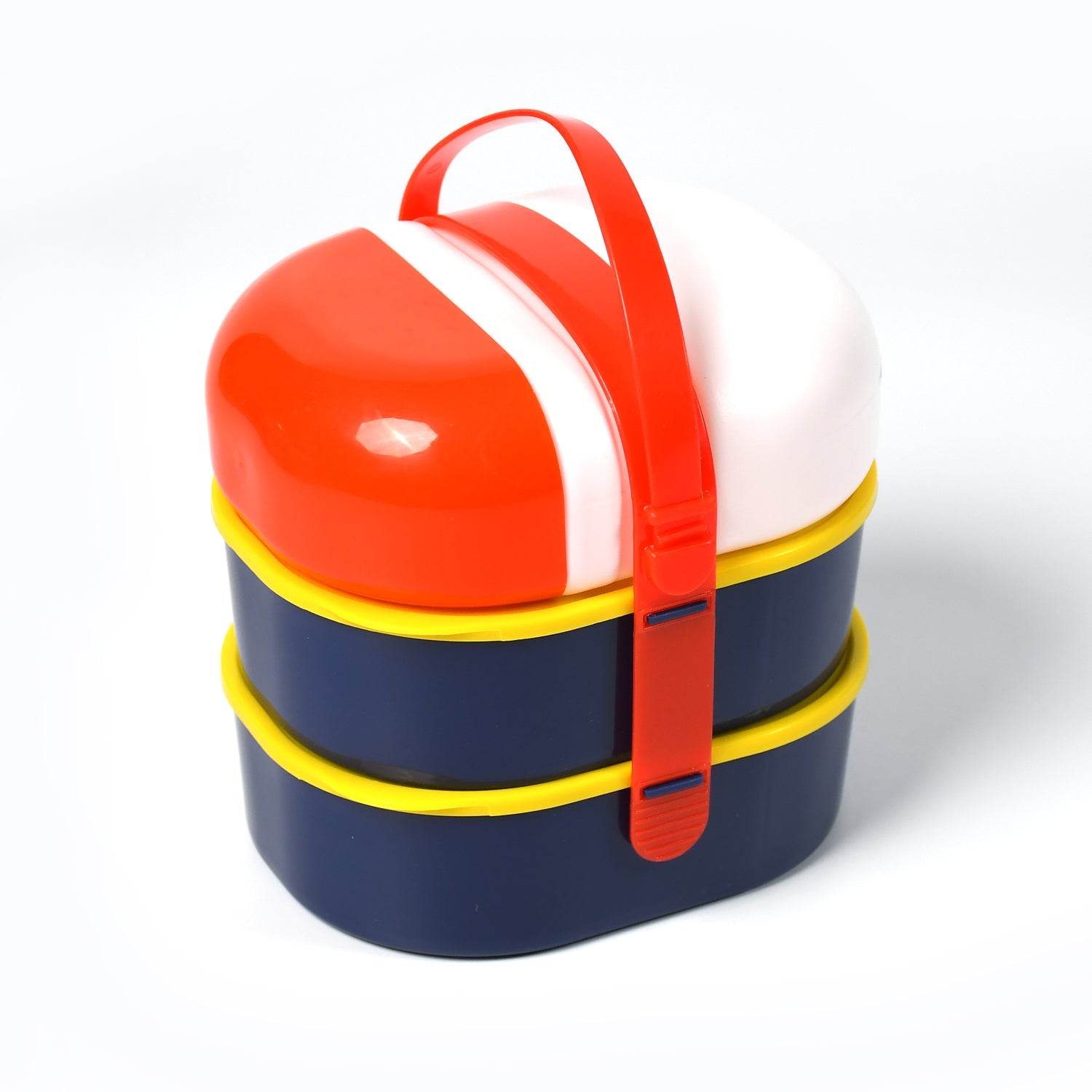 7158 Mr. Chef Smart Lunch Box Capsule Shape Strap-on Lunch Box With Water Bottle And Handle - 9XShoppy