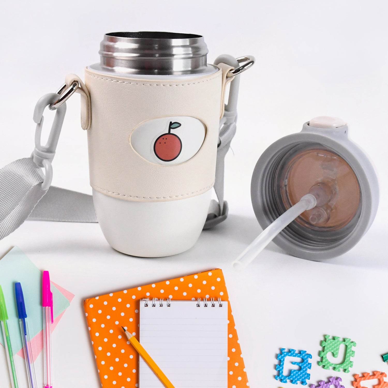 Stainless Steel Coffee Tean Bottle 350ml Insulated Water Bottle - 9XShoppy