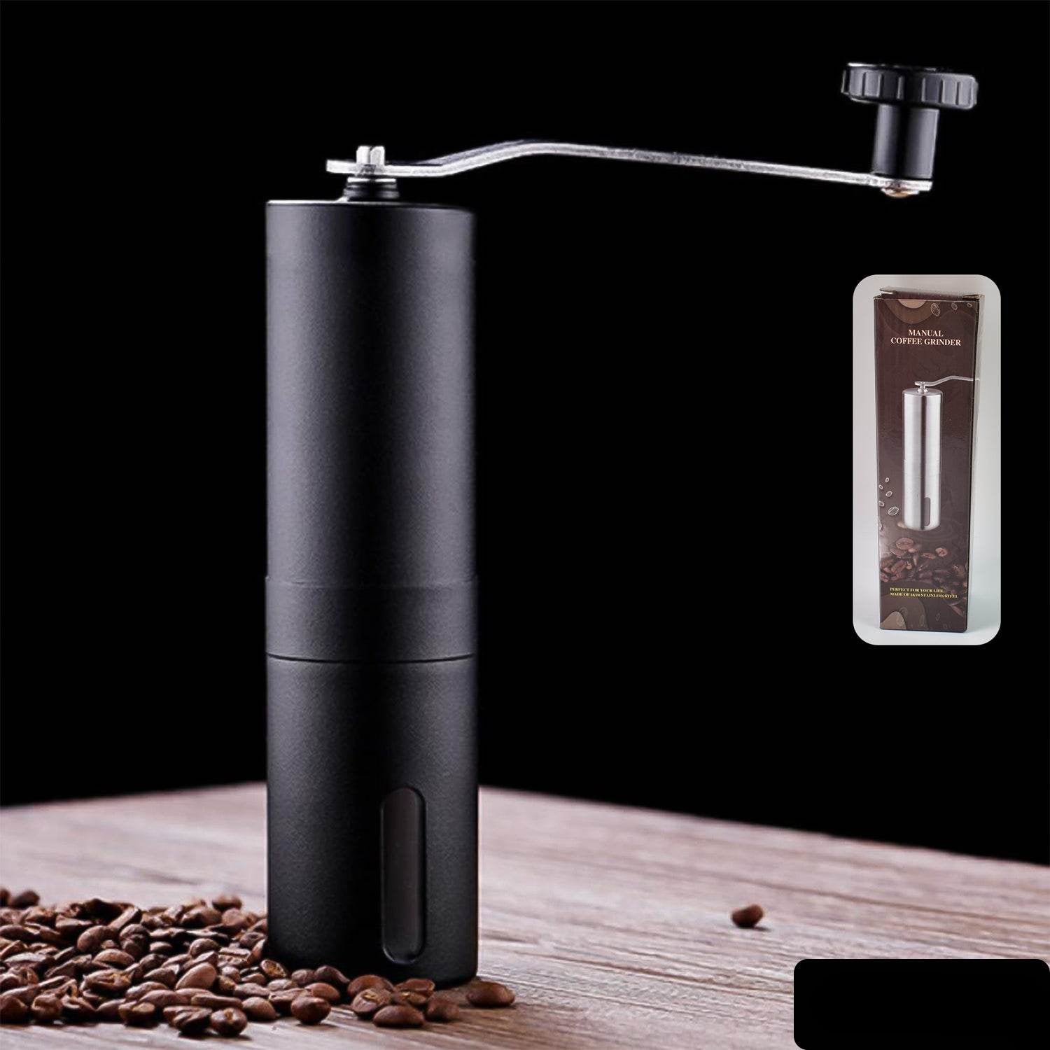 Portable Stainless Steel Manual Coffee Grinder (1 Pc) - 9XShoppy
